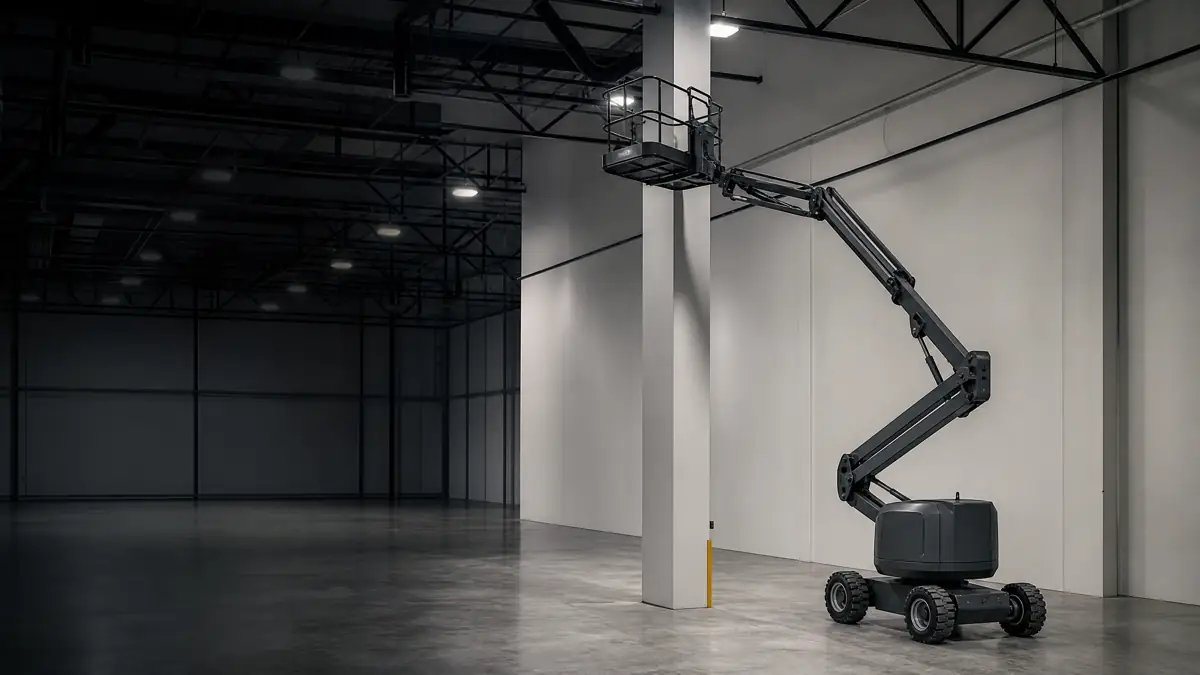 Articulating Boom Lifts jobsite access in Stockton